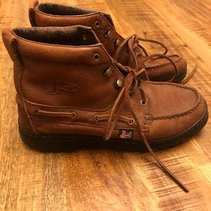 Justin Distressed Lace Up Chukka Boots Size 8.5